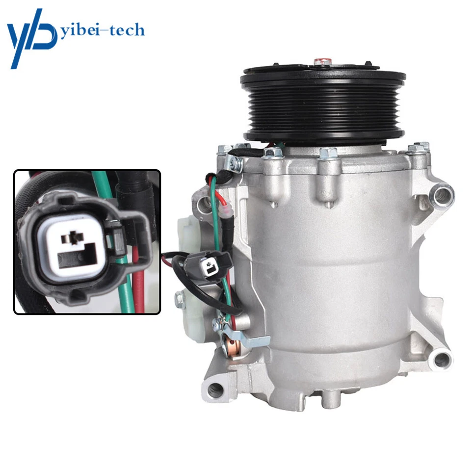 Novo compressor e embreagem CA A/C para Honda CR-V CRV 2.4L 2003 2004 2005 2006 - Imagem 3 de 4