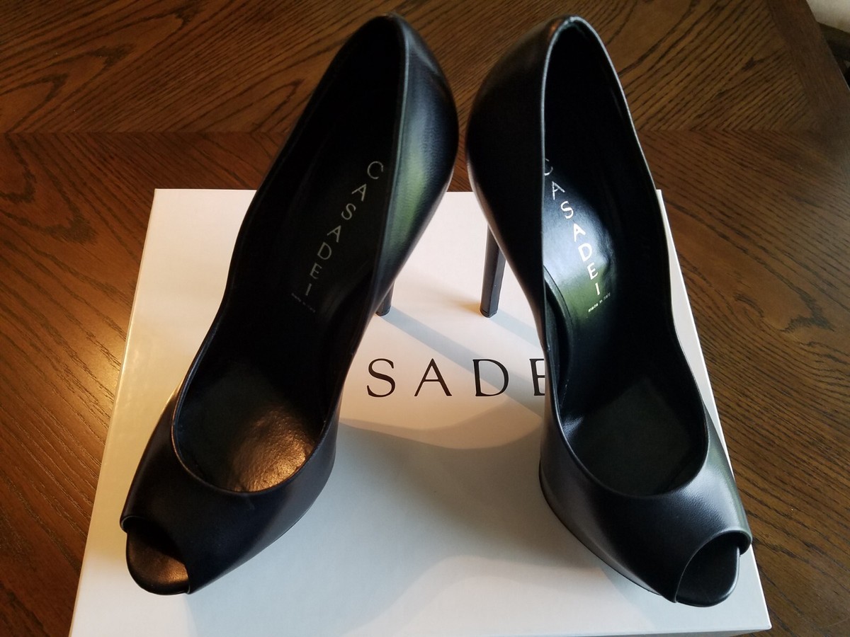 VIP【関税送料無料】希少 CASADEI BLACK LEATHER FLATS 2R360Z070NC1511_9000_0.jpg