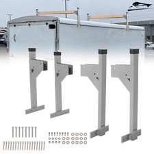 Adjustable Roof Ladder Rack Bracket Kit For Open Or Enclosed Trailers Cargo Vans