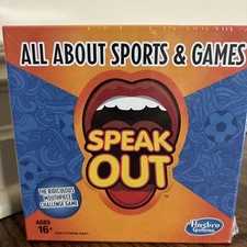 Speak Out Expansion Pack: All About Sports & Games  Hasbro Gaming *NEW