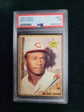 1962 Topps 414 Joe Gaines PSA 7 NM