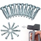 10 x Heavy Duty Hollow Wall Anchors Metal/Cavity/Plasterboard Plug/Fixing Screws