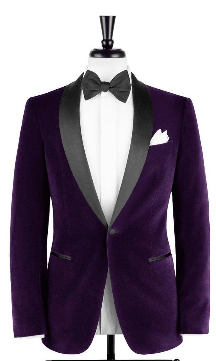 Men's purple hotsell tuxedo jacket