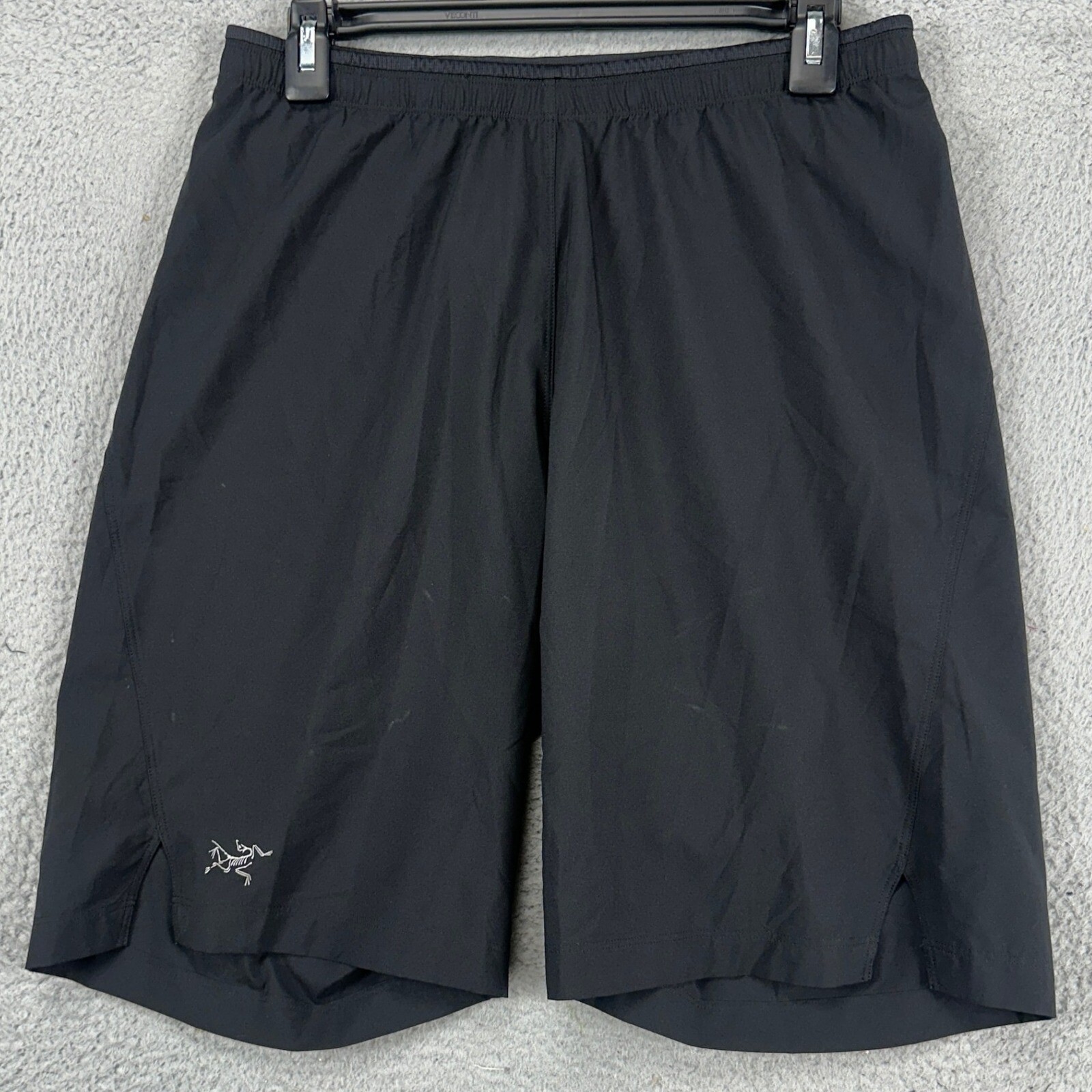 ARC'TERYX Arcteryx Incendo pantaloncino sportivo lungo uomo piccolo nero corsa escursionismo performance
