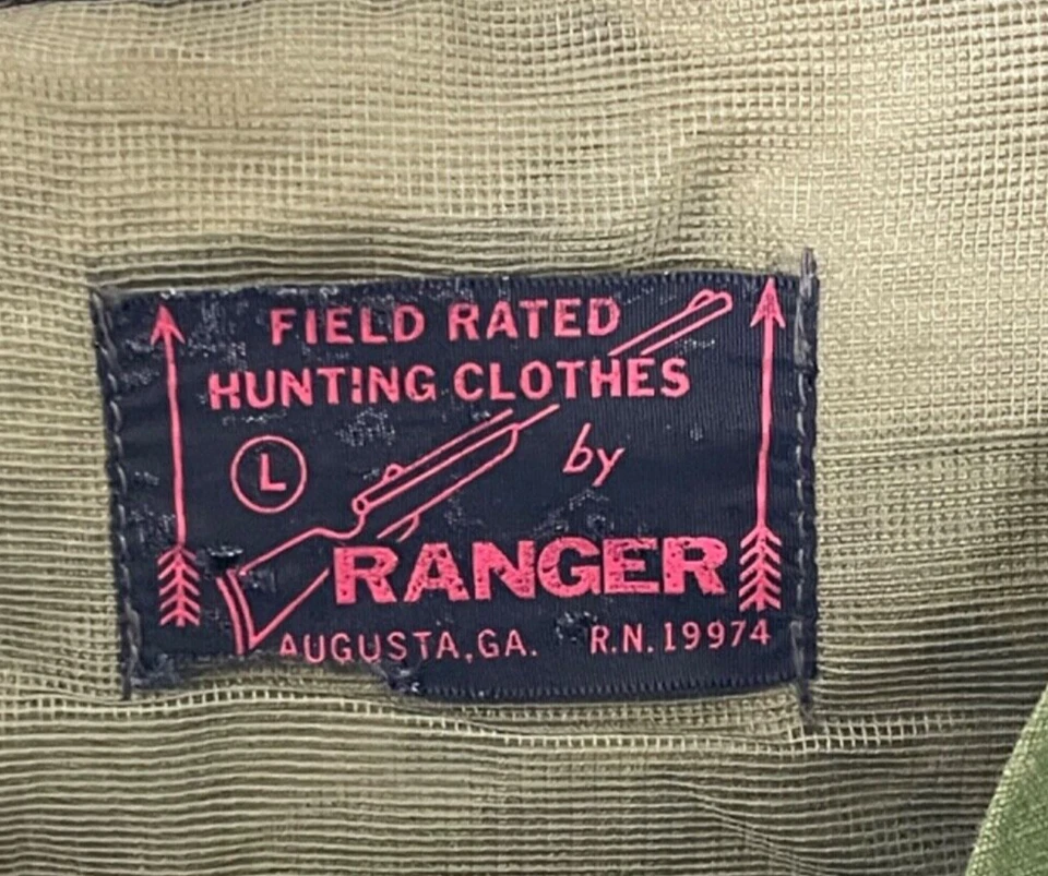 Ranger Camouflage Hunting Vest Large Mesh Back Bird Bag Bird Hunting Vintage - Image 3 of 4