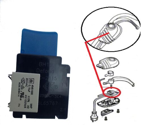 1xGenuine Bosch Rotak 32 34 R34 36 37 43 lawnmower switch on / off - F016103606 - Picture 3 of 6