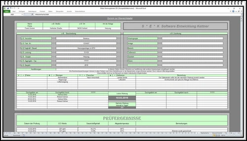 Wartungsplan Wartungsplaner Instandhaltungssoftware Wartungssoftware Software