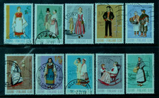 Finland 1972/73 set of 10 SG 823/832 Used cat £6.25