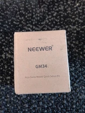 NEEWER GM34 Camera Quick Release Plate Kit with Arca Type Clamp Base