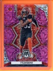 2022 Panini Mosaic Football No Huddle Pink Tyler Boyd #43