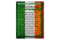 Blechschild Spruch 30X40 Cm An Irish Blessing Deko Schild