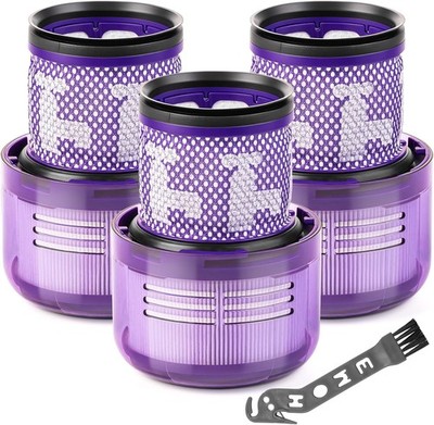 3 Pack V9 Replacement Filter for Dyson Motorbar Digital Slim Fluffy Extra Pro