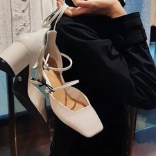Zara Buckle Block Heels for Women for sale | eBay Zara Buckle Block Heels for Women for sale | eBay