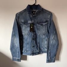 Image of Men’s G-Star RAW Arc 3D Denim Jean Jacket Size Medium Blue Pockets NWT