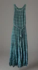 Torrid Teal Green Plaid High Neck Tiered Sleeveless Maxi Dress 3X Pockets