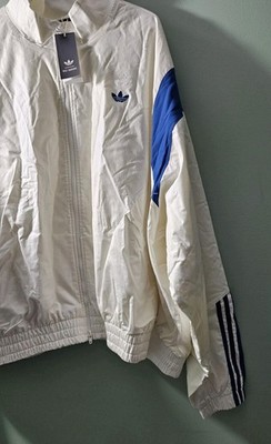 Adidas X Willy Chavarria Poplin Off White Blue Men's Track Jacket