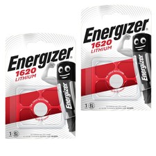 2 x Energizer 1620 3V Lithium Coin Cell Battery