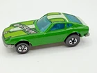 VINTAGE 1976 MATTEL HOT WHEELS Z WHIZ DATSUN 240Z GREEN BLACKWALL ~ HONG KONG