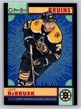 2022-23 O-Pee-Chee Retro Black Border Jake DeBrusk 073/100 Boston Bruins #244
