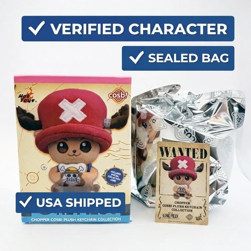 Hot Toys One Piece Chopper Cosbi Plush Keychain Verified – Choose