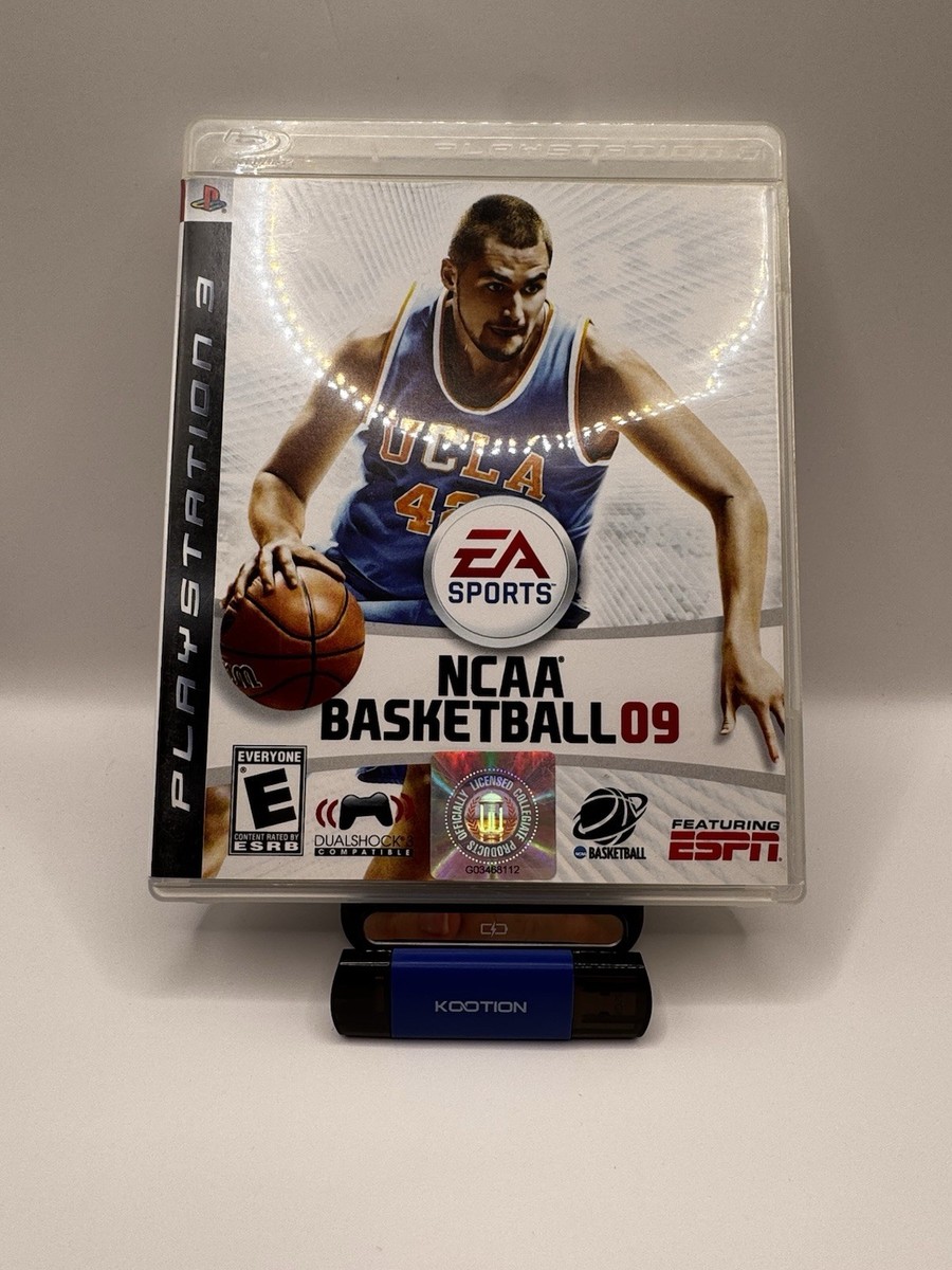 PS3 NCAA Basketball 10 + 09 Real Name Rosters USB March Madness