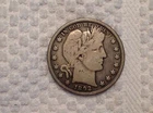 United States 1892 Plain- Barber Half Dollar -Nice