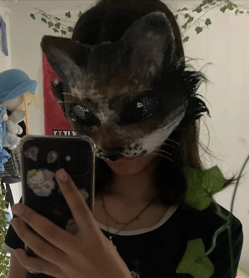 therian mask Calico cat. Quadrobist, Furry, Costume, Halloween, Animal. - Image 2 of 3