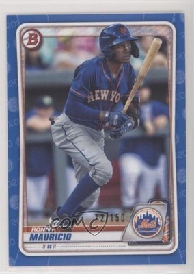 2020 Bowman Draft Blue Border 72/150 Ronny Mauricio #BD-199 h3a