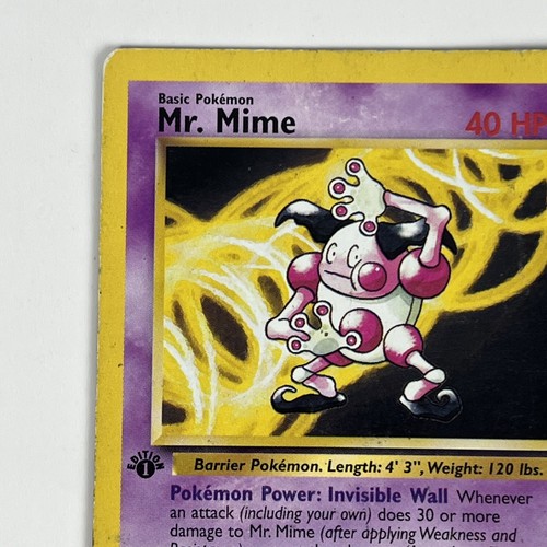 Mr. Mime Pokémon TCG 1999 Jungle #22/64 1st Edition MP - Picture 2 of 10