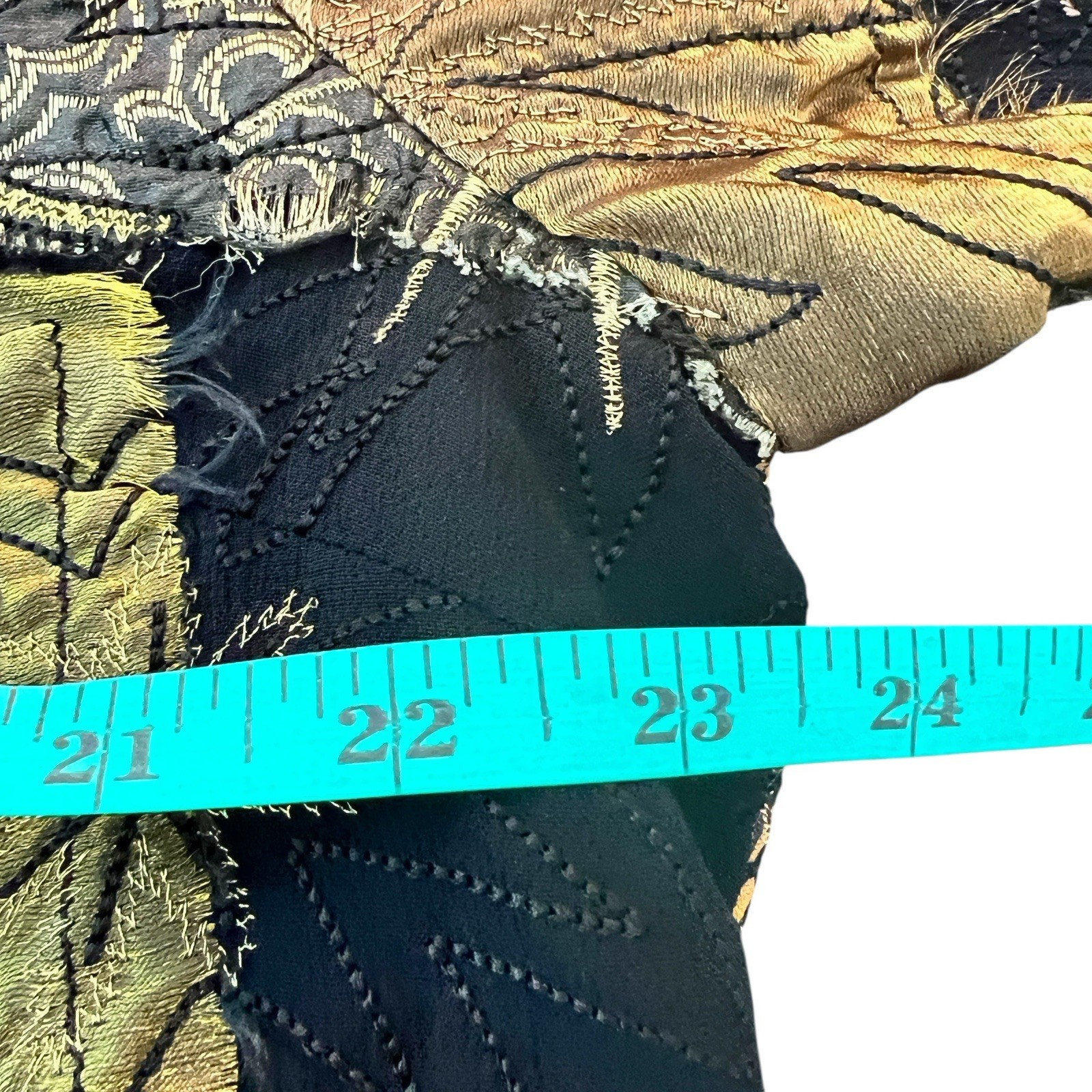 Chicos Blazer Jacket Patchwork Tapestry Boho Flor… - image 12