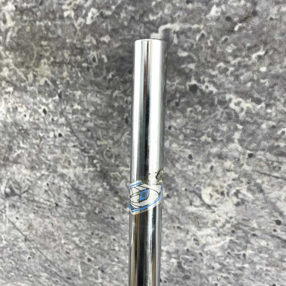 Tija de sillín vintage DYNO BMX 22,2 mm cromada tubo plateado vieja escuela 98,04 Foto 4 de 4