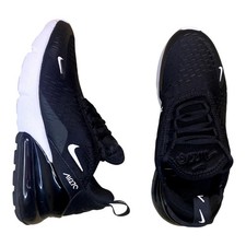 Nike Air Max 270 Black / White Casual Trainer Sneaker GS Junior - UK 3.5