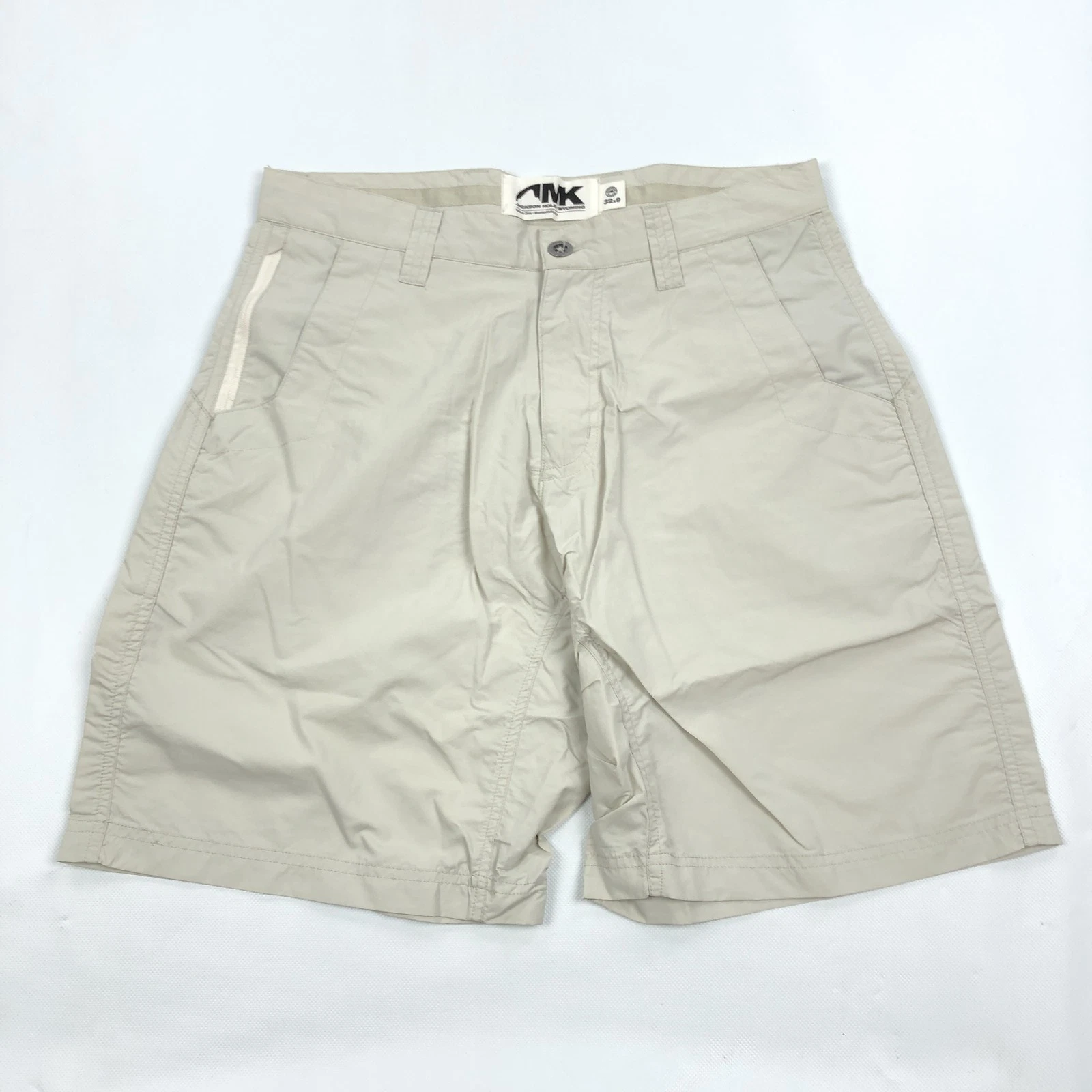 Mountain Khakis Men's 32x9 Khaki Nylon Performance Hiking Cargo Shorts Outdoor