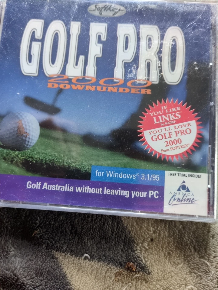 Golf Pro 2000 Down Under (Windows PC, 1997) Softkey NOS Sealed New - Image 2 of 4