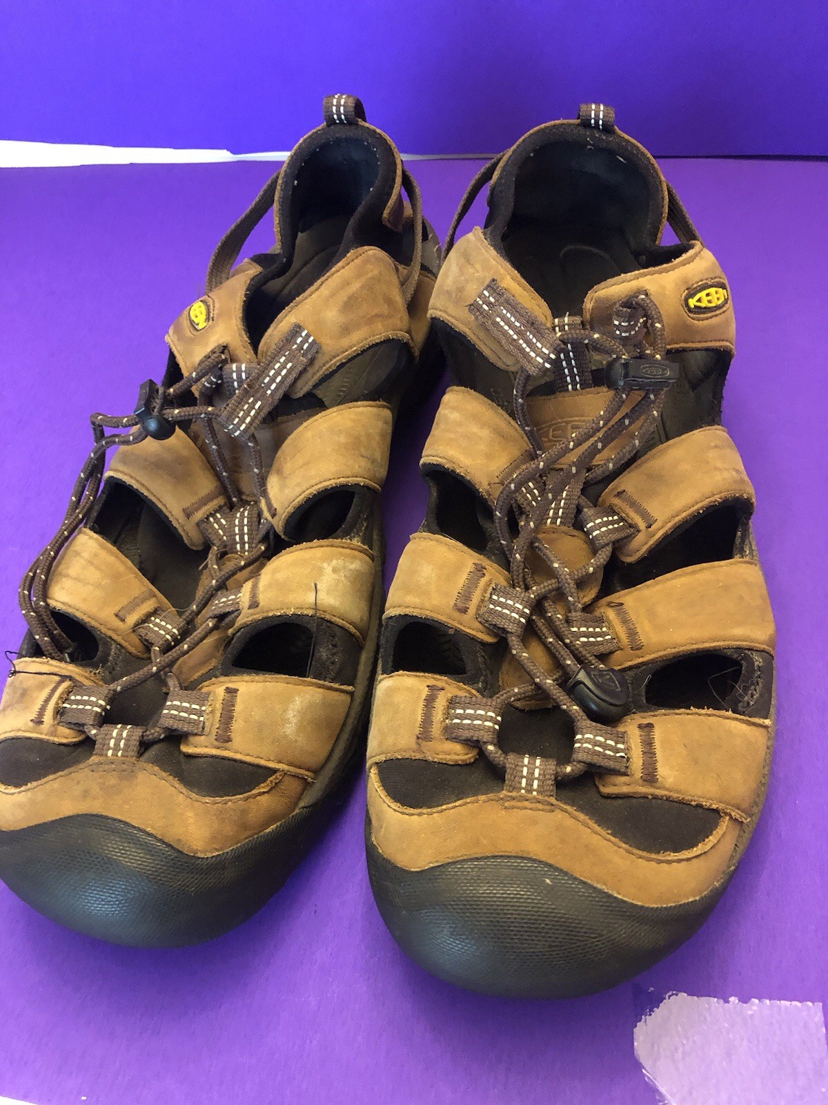 Sandali da trekking Keen uomo Newport marroni