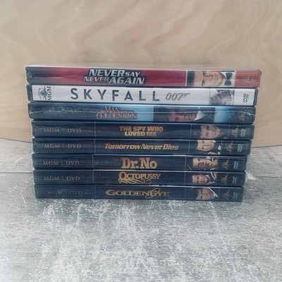 James Bond 007 DVD Movie Set Lot Of 8 Connery Moore Brosnan Craig NEW SEALED