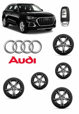 Audi Essbar Car Auto Party Tortenaufleger Torte  Geburstag Zuckermasse + TEXT