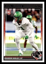2024 Score NFL Football Base Rookies BUY ONE GET ONE FREE, 50% After! - #301-400
