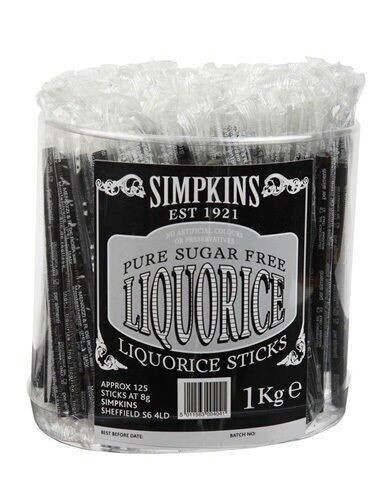 Simpkins Pure Liquorice Lakritz Sticks (hart) 1 Kg - Bild 4 von 5