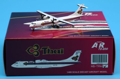 JC Wings 1:400 Thai Airways StarAlliance ATR72-200 Odlew ciśnieniowy Model samolotu HS-TRA - Zdjęcie 1 z 12