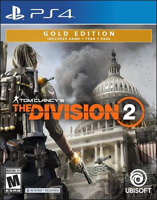 *NEW* Tom Clancy's The Division 2 Gold Edition Steelbook - PS4