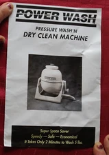 SELF-Powered Clothes Washer, New Old Stock, Camping, Power Loss, Survival, SHTF