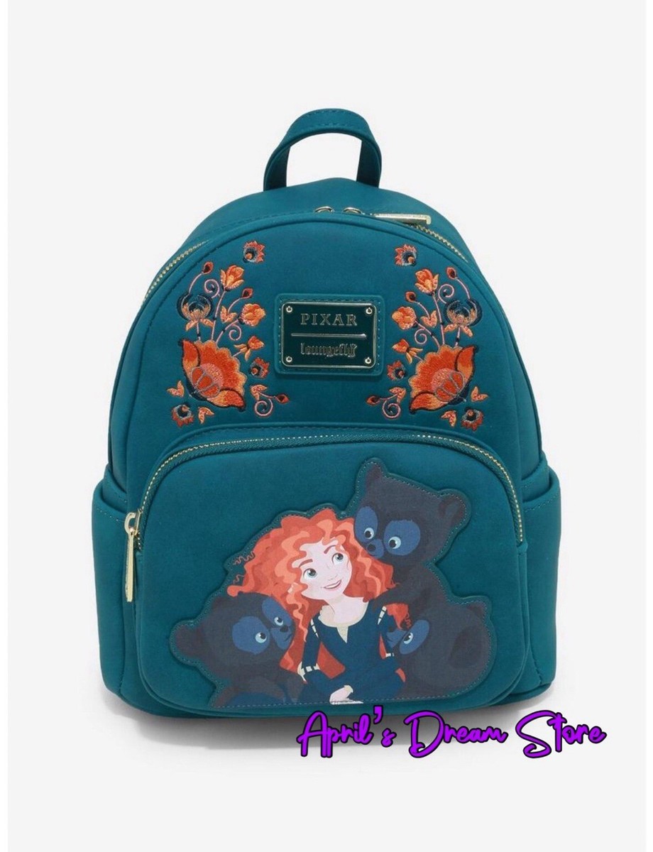 Loungefly Disney Pixar Brave Triplets Mini Backpack & Cardholder