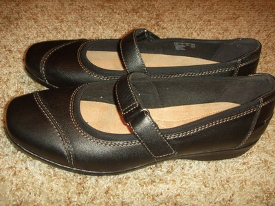 Clarks Collection Soft Cushion Black Mary Janes 261133494085 Womens Size 11M | eBay