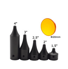Dia. Ugello 20mm per testa laser CO2 + obiettivo Znse HQ IIVI per 40-180W FL: 1,5" - 4"