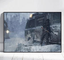 Metro Exodus Poster, Metro 2033 Wall Art, Rolled Print 3