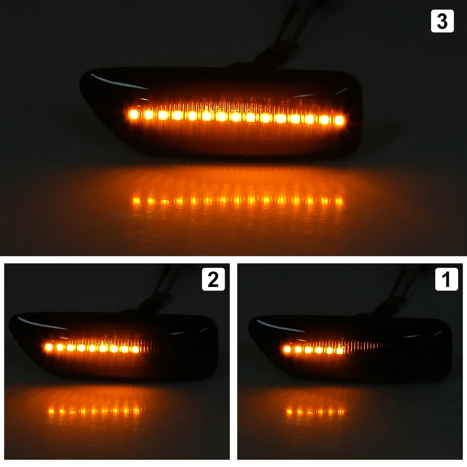 1 Pair Side Marker Turn Signal Light NO.8658947/8658946 for Volvo V70 01-07 - Image 4 of 4