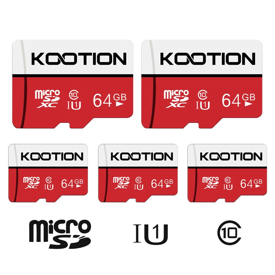 5Pack 16G 32G 64G Micro SD TF Card SDXC SDHC Class 10 Flash Memory Card 80MB/s - Image 2 of 4