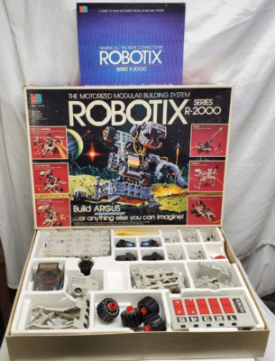 Vintage Milton Bradley, Robotix Series R-2000,Argus,Modular Building System 4432