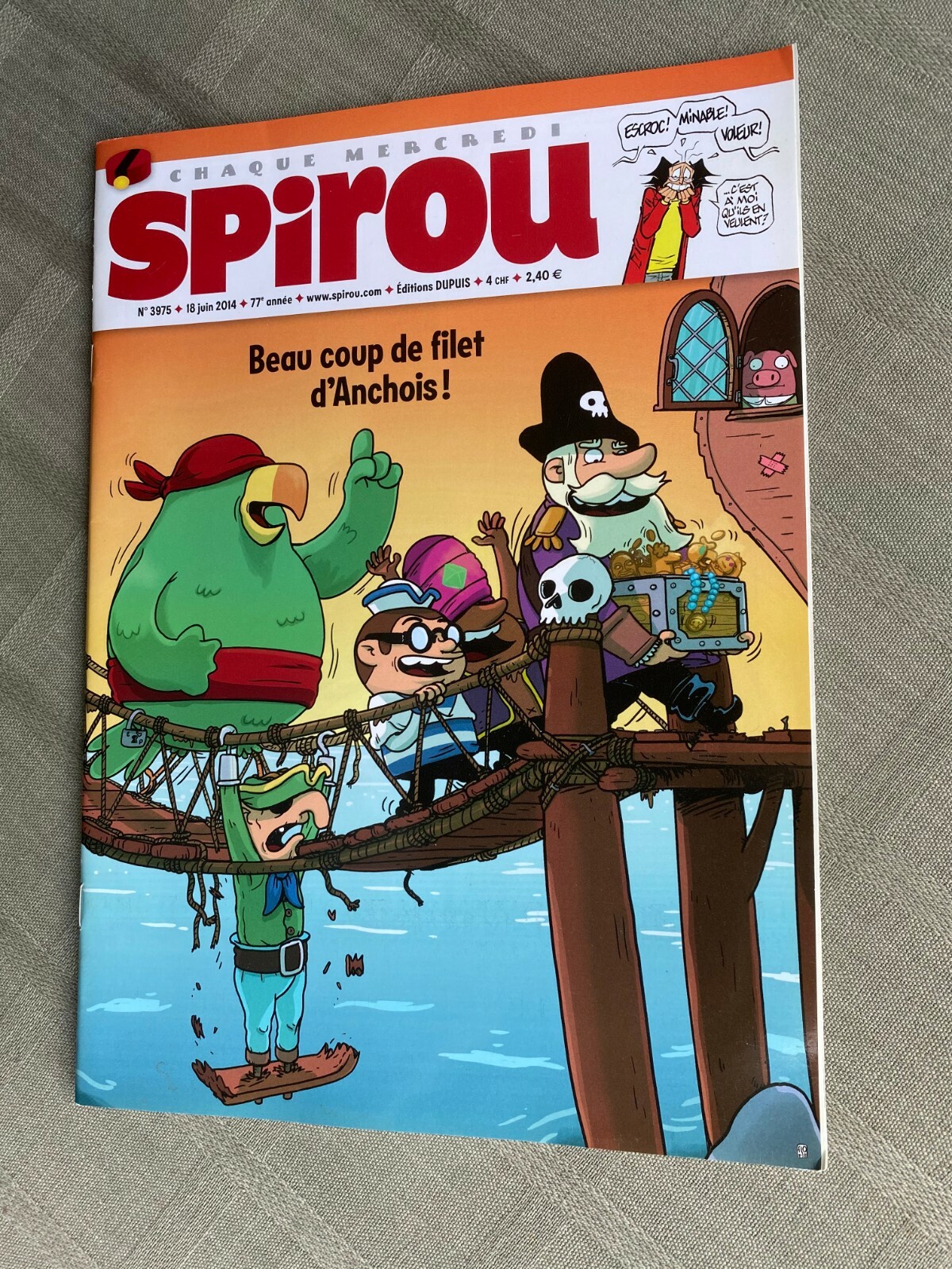 Spirou Weekly No. 3975 2014 In Excellent Condition
